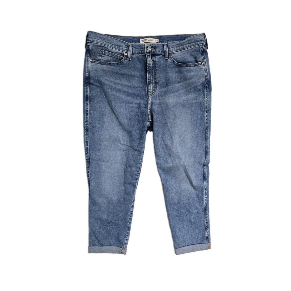 Levi's Women's Heritage  Mid-Rise  Boyfriend  Jeans  16 Blue
